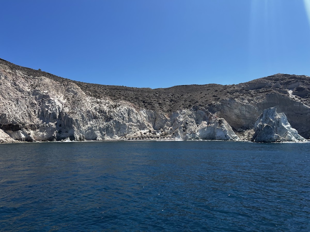 Santorini — Sunset Oia Boat — gallery