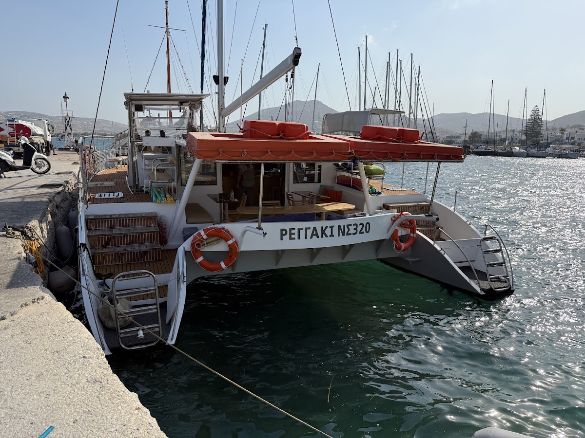 Paros — Regaki Catamaran One Day Cruises Paros Antiparos Sunset Trips Snorkeling Excursions — gallery