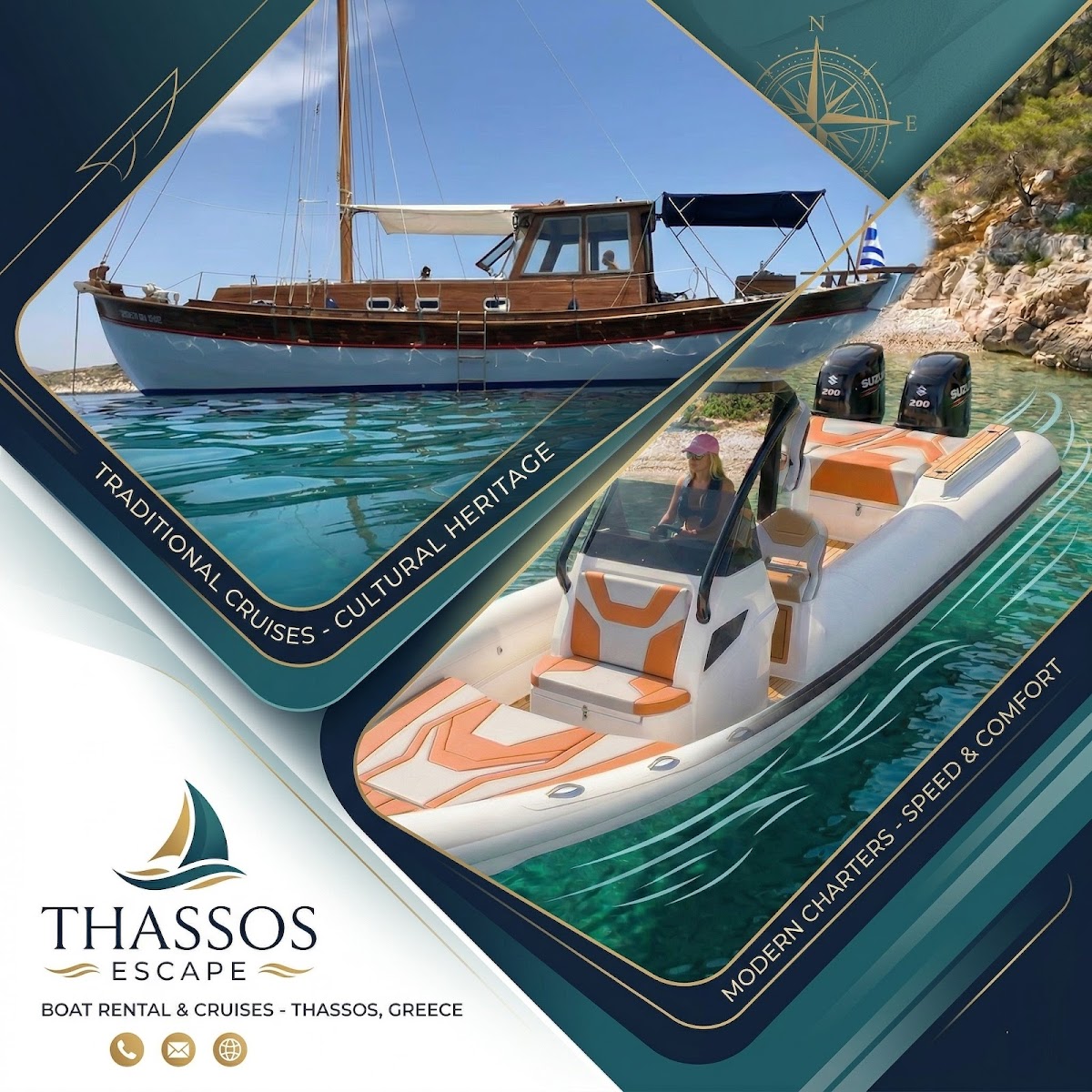 Thassos — Odyssia Daily Private Cruises Thassos — galeri