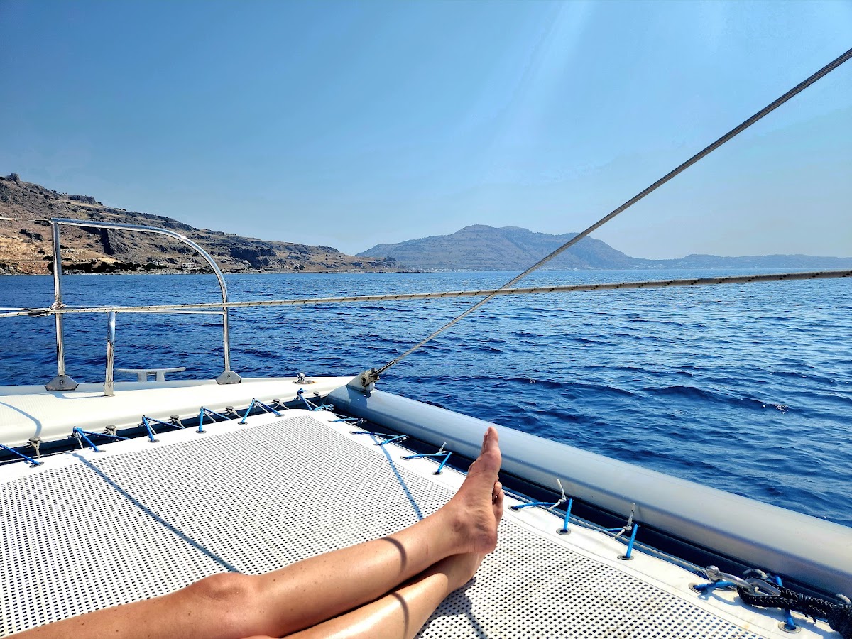 Rhodos — Sabinas Watersport Rhodos Exclusive Catamaran Day Tour Private Boat Trips Sailing Watersports In Rhodes — gallery