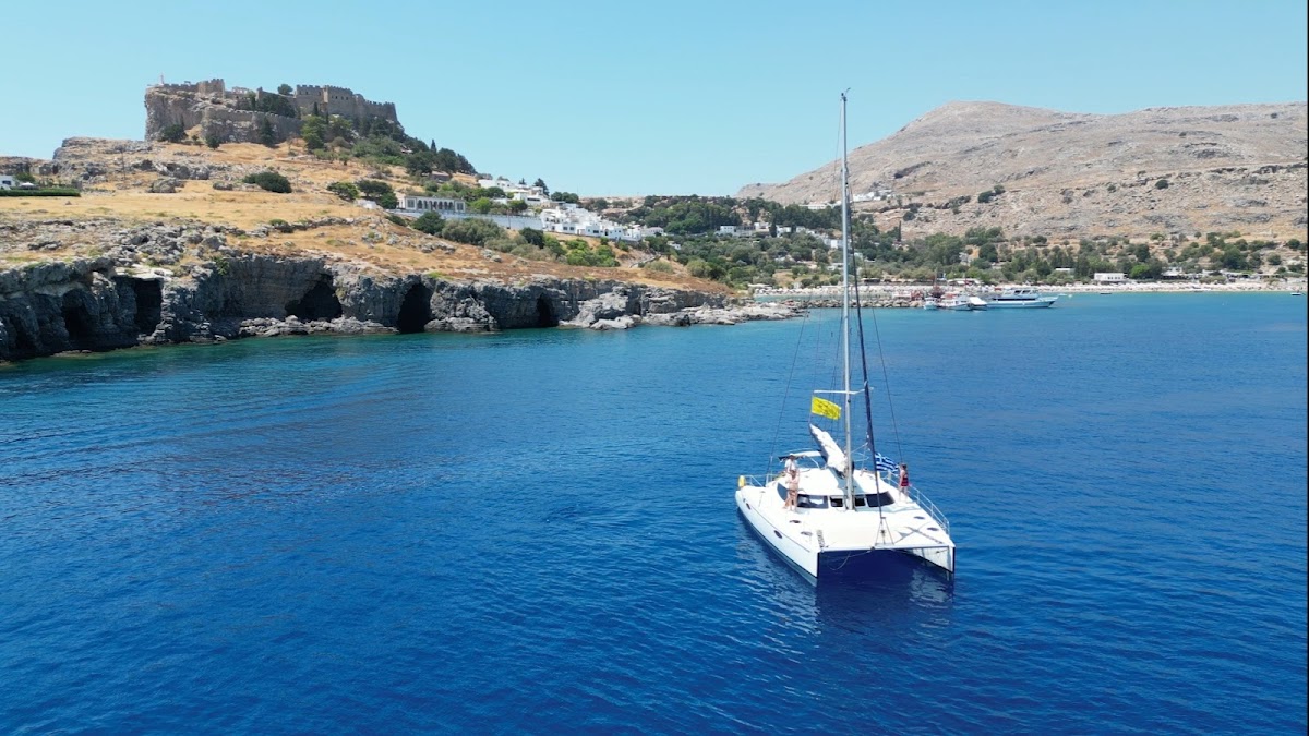 Rhodos — Sabinas Watersport Rhodos Exclusive Catamaran Day Tour Private Boat Trips Sailing Watersports In Rhodes — gallery