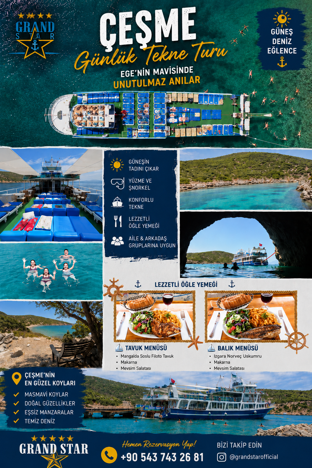 Çeşme — Cesme Grandstar Tekne Turu Cesme Boat Tour By Grandstar — gallery