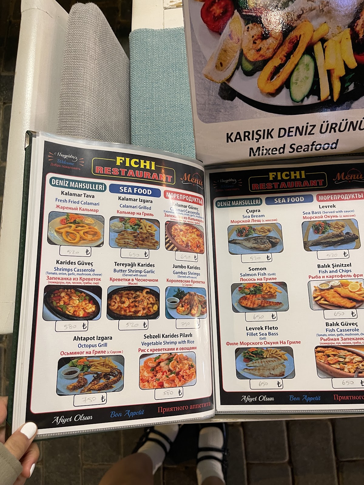 Kaş — Fichi Restaurant — galeri