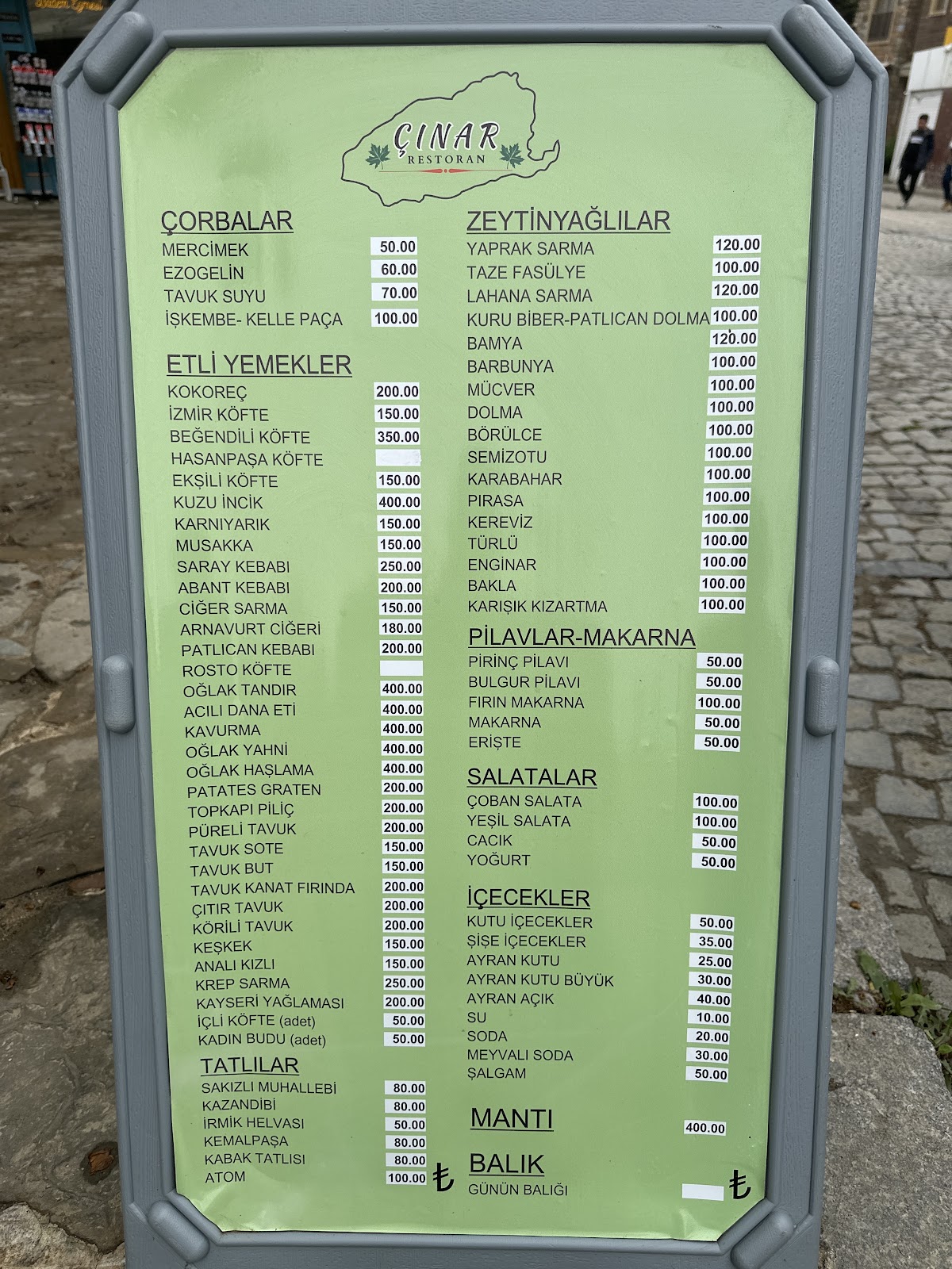 Gökçeada — Cinar Restoran Gokceada — galeri