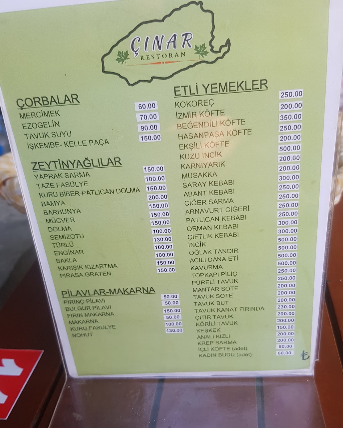 Gökçeada — Cinar Restoran Gokceada — galeri