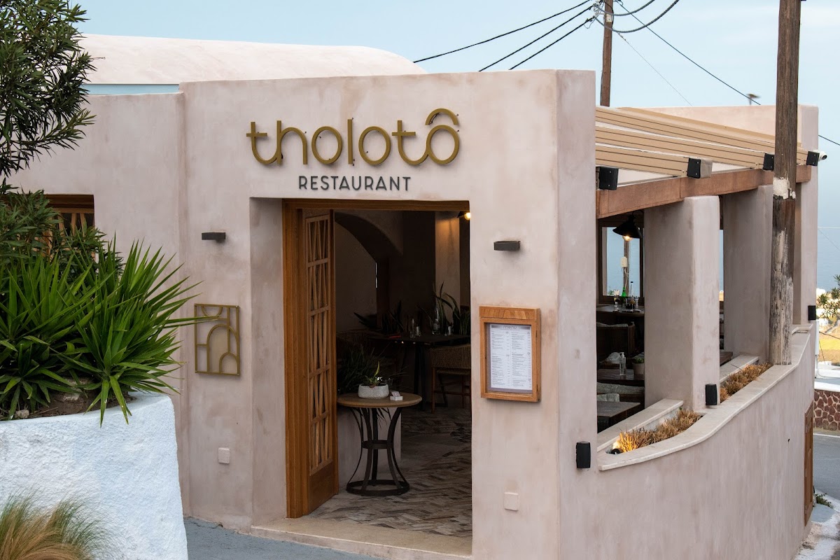 Santorini — Tholoto Brunch Restaurant — galeri