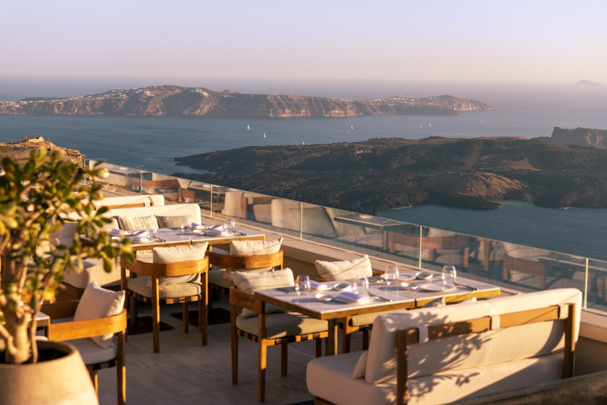 Santorini — Blu Restaurant Santorini — galeri