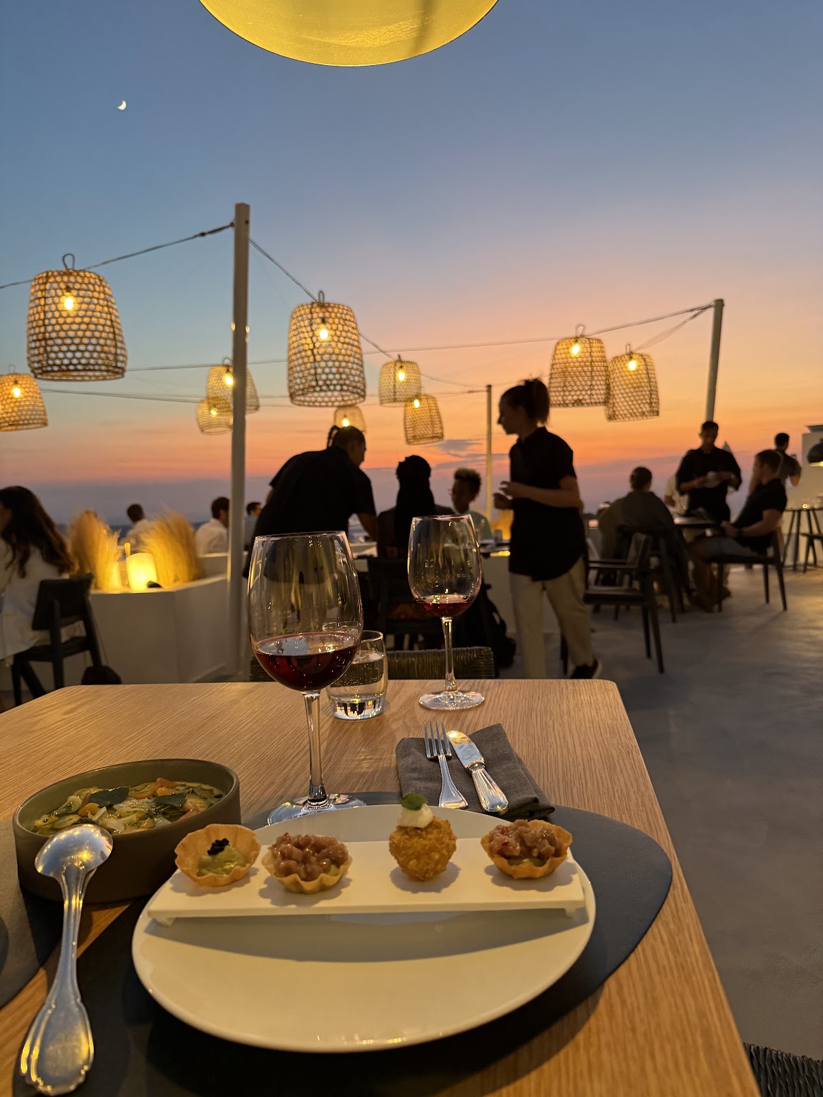Santorini — Five Senses Restaurant — galeri