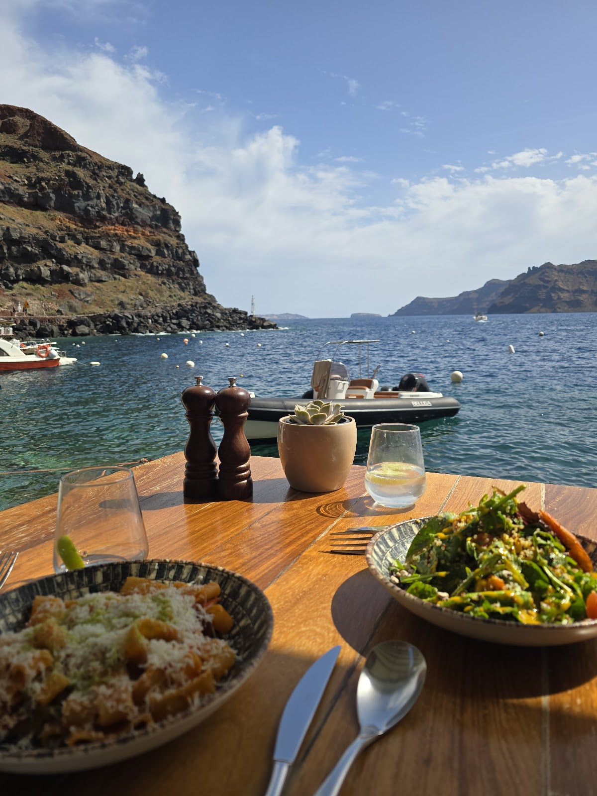 Santorini — Basalt Restaurant Ammoudi Bay Santorini — gallery