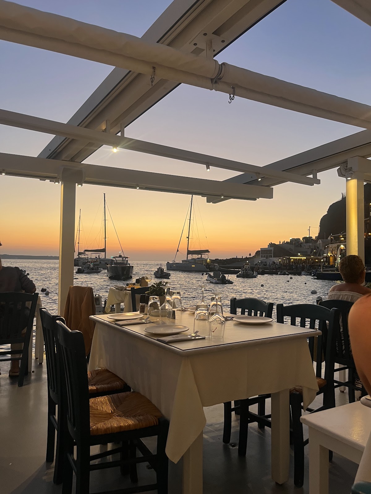 Santorini — Sunset Ammoudi By Paraskevas — galeri