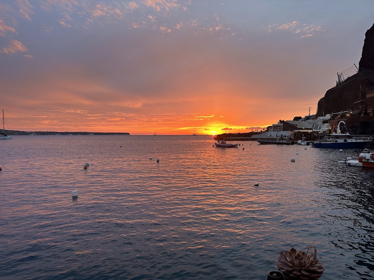 Santorini — Sunset Ammoudi By Paraskevas — galeri