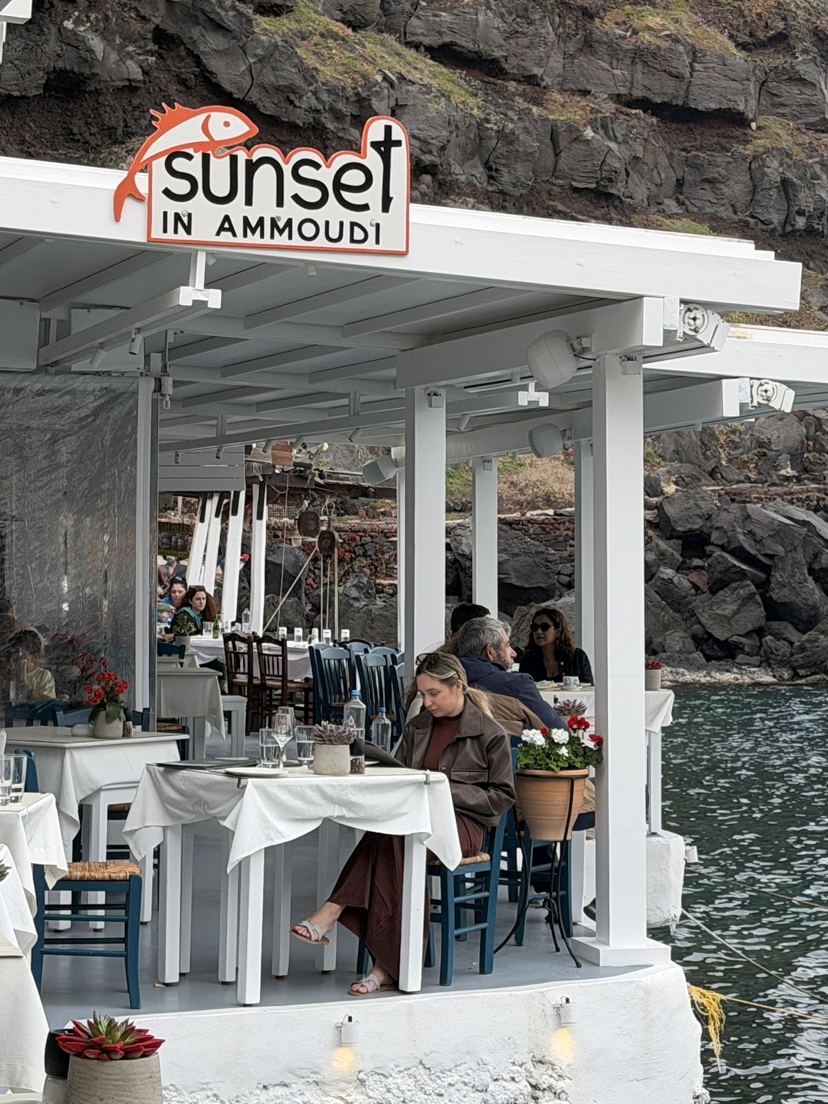 Santorini — Sunset Ammoudi By Paraskevas — galeri