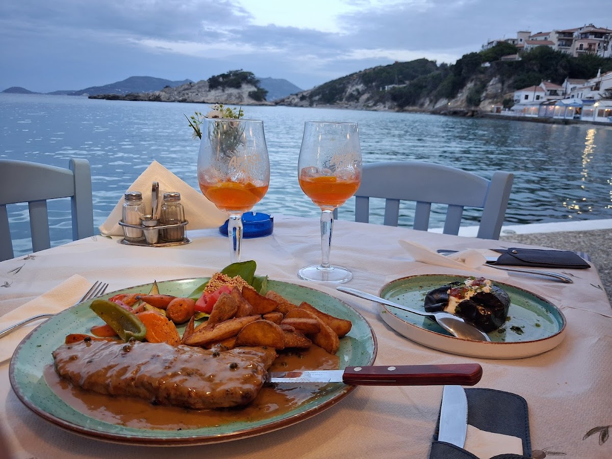 Samos — Stathis Seaside Restaurant Kokkari Samos — galeri