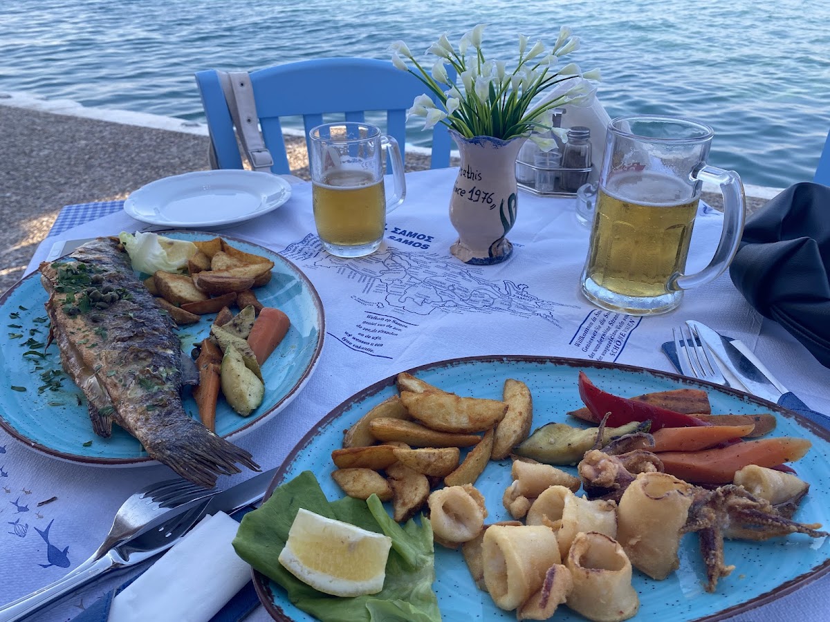 Samos — Stathis Seaside Restaurant Kokkari Samos — galeri