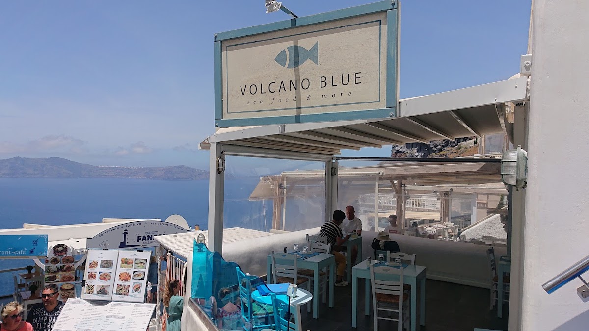 Santorini — Volcano Blue Sea Food Restaurant — galeri