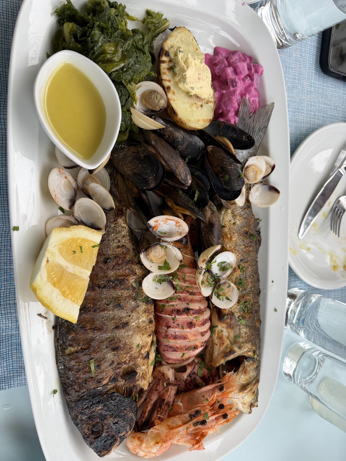Santorini — Volcano Blue Sea Food Restaurant — galeri
