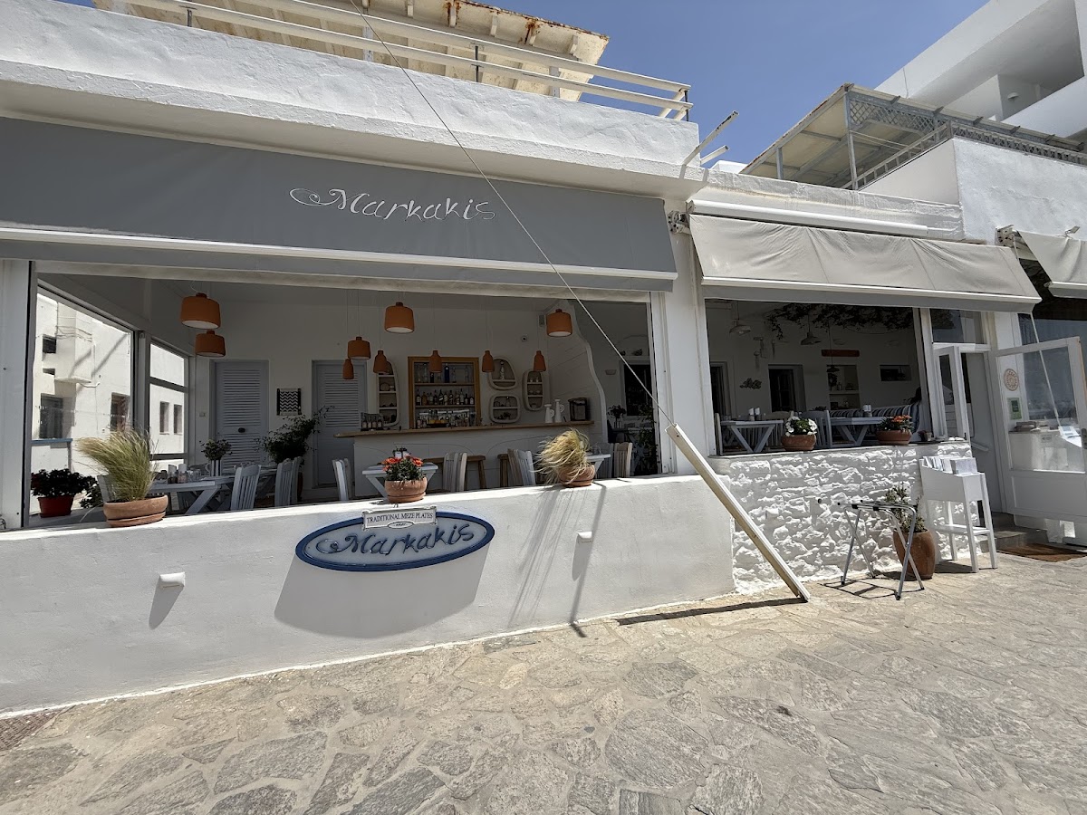 Paros — Markakis Restaurant Piso Livadi Paros — galeri