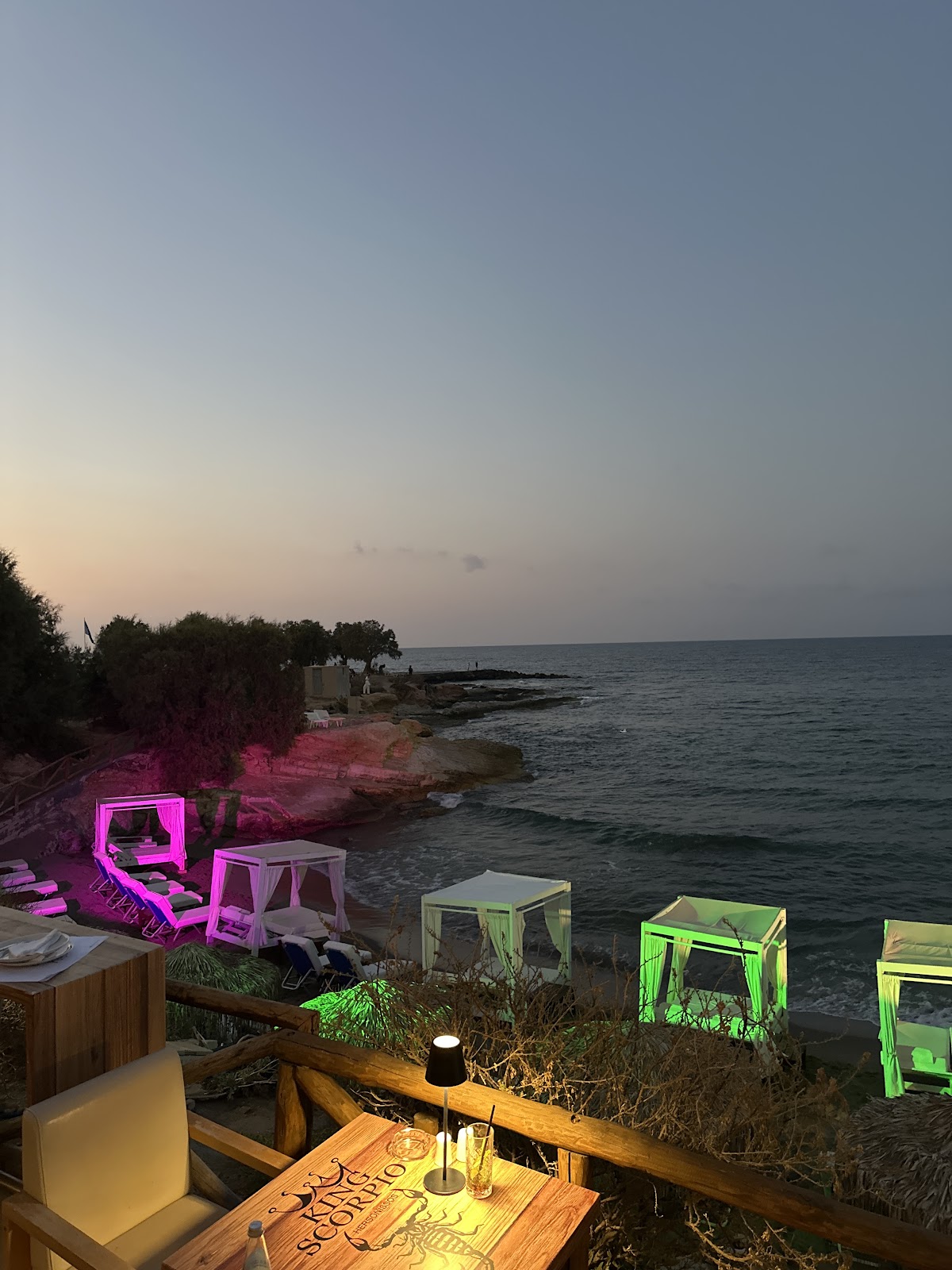 Crete — King Scorpio Beach Club Restaurant — galeri