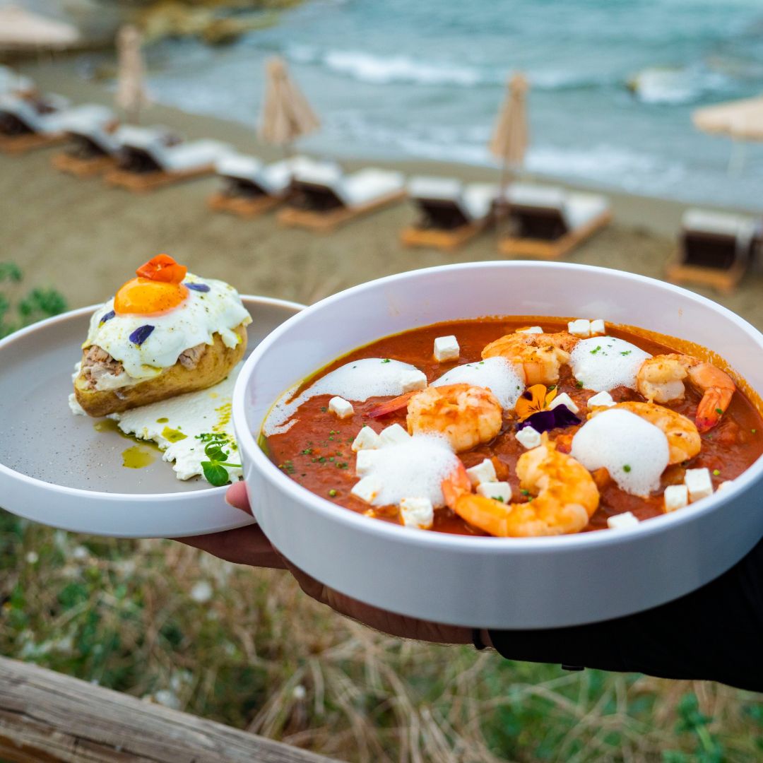 Crete — King Scorpio Beach Club Restaurant — galeri