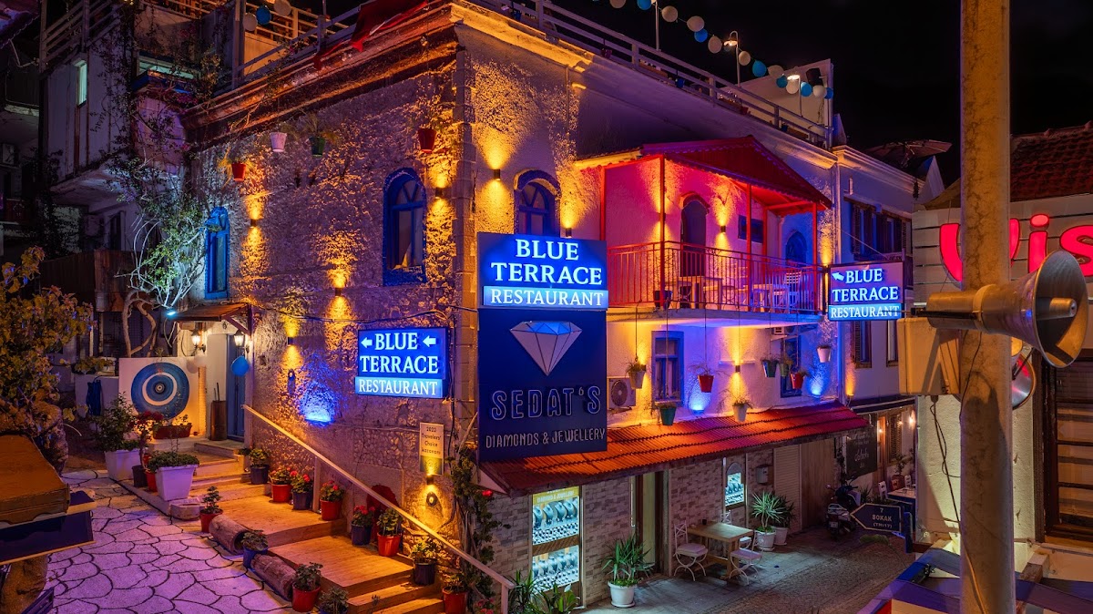 Kalkan — Blue Terrace Restaurant Coctail Cafe Bar Lounge — galeri